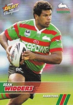 2008 Select NRL Champions #157 Dean Widders Front